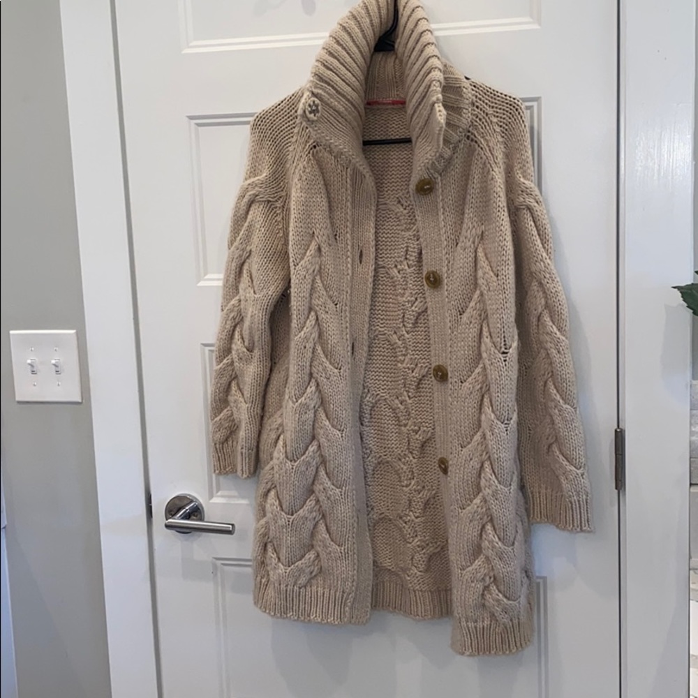 Women’s Long Cable Knit sweater Stefanel